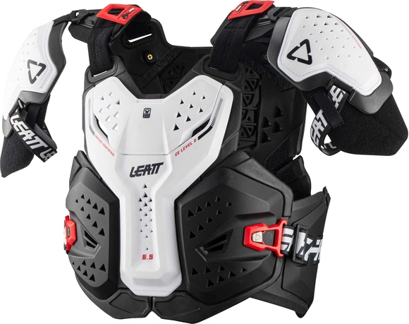 Защита панцирь Leatt Chest Protector 6.5 Pro (White, L/XL, 2025 (5021400221)) pitbikemarket.ru