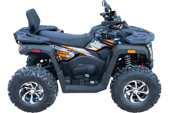 Квадроцикл Motoland VOX200 RANGE Черный pitbikemarket.ru