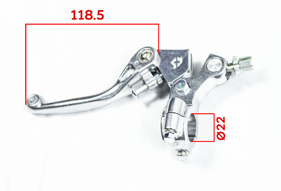 Рычаг сцепл.+тормоза складные c силиконовыми накладками красные pitbikemarket.ru